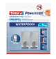 Preview: tesa Powerstrips Haken Waterproof S Metall ZOOM, 2er-Set, 59777-00000-00